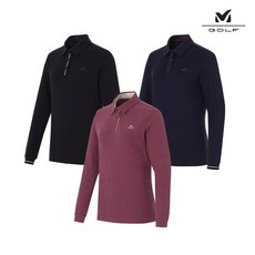 밀레 골프 여성 양면 기모 카라티셔츠 3컬러 택1