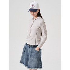 에잇세컨즈 8SECONDS 후드 립저지 탑 라이트 그레이 (354841MQB2) 354841MQB2 206555