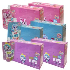 캐치티니핑 퐁당 음료수 3종 세트 자두맛+사과맛+청포도맛, 60개, 100ml