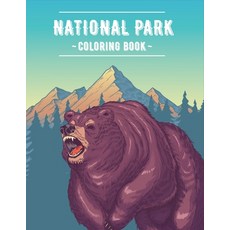 National Parks coloring book: Beautiful landscapes and animals from 16 National Parks in the United ... Paperback, Independently Published, English, 9798571593205
