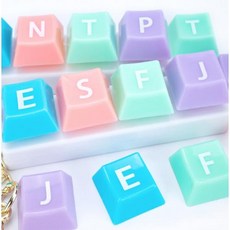 MBTI 클리커 딸깍이 무한반복 뽁뽁이 키보드 장난감, 단품