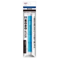 TOMBOW 日本蜻蜓牌 按壓式筆型橡皮擦 塑膠擦【星星文具】, 藍 JCC-121B, 1個