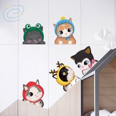 아모리움 셀프도배지 고양이 벽지, 토끼 두마리