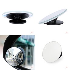 차량용 360도 회전식 사각지대 보조미러 주차보조 미러 자동차 백미러