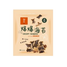 胡同 元氣爆爆海苔 脆梅口味 輕薄酥脆 80公克, 80g, 1個