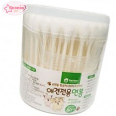 서락 펫크린 면봉 80개 강아지귀면봉