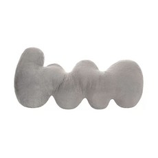 침대 쇼파 등쿠션 쿠션 롱배게 편안한 등받이 부드러운 바디필로우, 1개, J. 씨 솔트 그레이 - 업그레이드 클라우드 벨벳 약