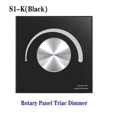호환 Skydance LED 트라이액 디밍 드라이버 PWM 디지털 디밍 가능 LED 스트립 디밍 정전압 40W 7, 06 S1-K Black Only