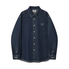 와키윌리 WACKY WILLY 데님 긴팔셔츠 인디고 174501