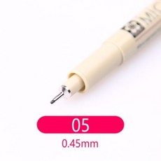 針管筆 針筆 漫畫設計 草圖筆 繪圖筆 描圖 勾線筆, 05 (0.45MM), 1個