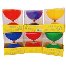 頂鶴 E1035 比賽專用 定軸 扯鈴 (附贈奈米水線扯棒組) 安全耐用, 黃, 1個