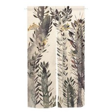 일본식 노렌 도어 커튼 산 모양 이자카야 식당 파티션 린넨 도어웨이 주방 입구 반커튼