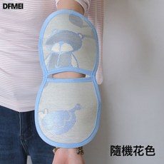 DFMEI 抱娃手臂涼蓆餵奶冰袖枕新生兒嬰兒寶寶夏季哺乳套袖胳膊隔汗神器, 印花冰絲【冰珠手臂席】