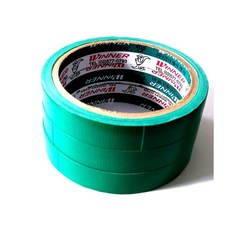 금성 청테이프 16mm 3개들이 천면테이프 천테이프, 5개, 녹색
