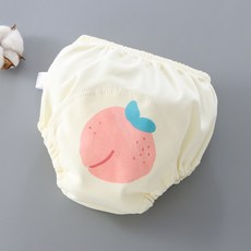 寶寶尿布褲 寶寶學習褲 嬰兒尿布褲 嬰兒學習褲 兒童學習褲 尿尿學習褲 六層學習褲 寶寶訓練褲, 1個, 小桃子,L(110公分)