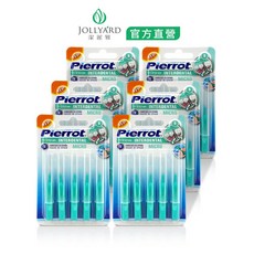Pierrot 潔登 立可樂 牙間刷 綠色 MICRO 0.3mm 5支裝, 1個