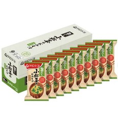 天野即食沖泡湯品 日本製造 露營登山宵夜早餐點心, 1個, 新款小松菜味噌湯10入 2026/4