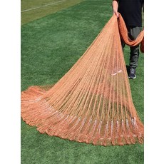 바다 투망 수제 어망 전통 그물망 원반형 특대 초크, 2지 강화 타이어 라인 4m 4kg-강추