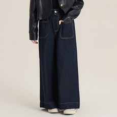 구빠방 아동 베이직 데님 와이드 청바지 팬츠