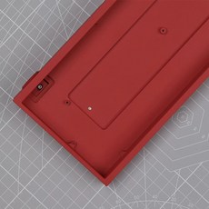 커스텀 키보드 하우징 G60HE 알루미늄 스위치 풀배열, 1, A. 코팅 플래시 레드