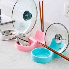 올몰 조리도구 받침대 냄비뚜껑거치대 냄비뚜껑받침 조리도구받침, 3국자받침-화이트