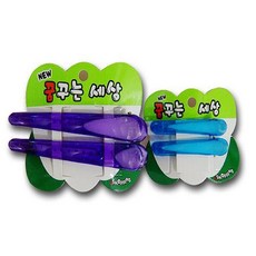 픽데이즈 헤어 바나나핀 집게핀 머리 악세사리 집게삔 칼라 2p 아동 헤어집게