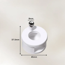 왕훙 핫템 캐츠아이 마그넷 자석스틱 회전형, 1개, 화이트
