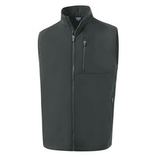 M MAELREG 남성용 조끼 아우터 방풍 경량 소프트쉘 포켓 플리스 민소매 재킷 골프 조끼 남성용 미스티 블루 XXL