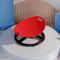 감각통합 전정 균형의자 원형 회전 훈련 놀이기구, 1개, 레드 소형 38 43cm