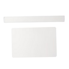 shangren 튼튼한 폴리머 클레이 아크릴 롤러 롤링 핀 20x2cm 공예 도구, 15x10CM, 클리어