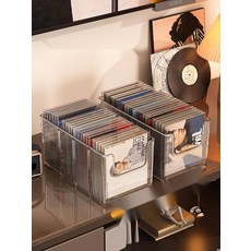 [책상 위 질서] 데스크 CD꽂이 분리형 앨범 수납함 정리대, CD 수납함