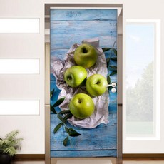 아트박스/꾸밈 tl450-풍수풋풋한풋사과_현관문시트지, 본품