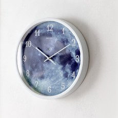 거실 안방 인테리어 LED 보름달 왕창 보시계, 혼합색상