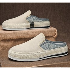 슬립온 슬리퍼 뒤없는 뒤꿈치 남자 뮬운동화 뒷굽없는