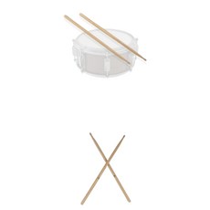 다용도 원목 드럼채 난타 연습 연습용 나무 우드 스틱 학원 연주 드러머 북채 초보자 타악기 악기 소품, 1개