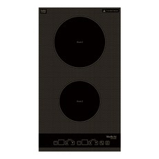 [전국설치] 웰치 KR210TC 하이라이트 2구 (타공 267x494), 빌트인, 블랙