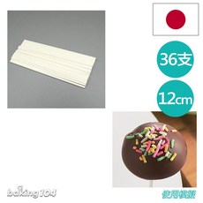 日本CAKELAND 紙軸 棒棒球型模專用 12cmx36支, 1個