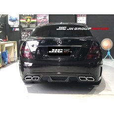 JH GROUP MOTOR BENZ W204 C204 BLACK樣式 後保桿含尾飾管, 1個
