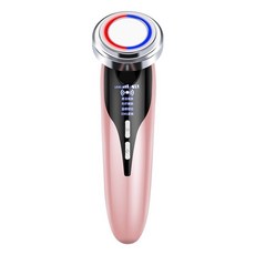 臉部按摩嫩膚美容儀器家用臉部清潔儀 電動導入導出美容器 6H快速出貨, 美容儀粉色