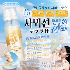 女王家團購 韓國奇麗庄 冰晶防曬噴霧，清涼保濕，全家適用，夏日必備, 1個