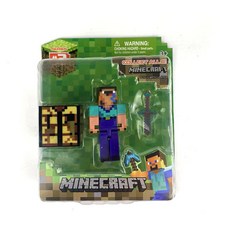 我的世界史蒂夫鐵巨人苦力怕麥塊周邊人偶手辦擺件武器模型，重現遊戲經典場景，激發無限想像。, 1個, 菜鳥, 菜鳥