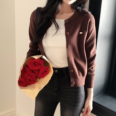 니썸 여성용 마렌 라운드 가디건