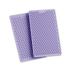 足底按摩墊 菱格紋設計 食品級矽膠 雙面凸點按摩 多色可選, 薰衣紫