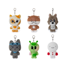 BOYNEXTDOOR BBNEXDO 쁘넥도 홀리데이 플러시 키링 / 코스튬 트리 (Costume (Tree)), 한탯풍, 멤버