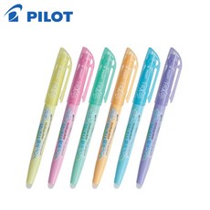 까코 파이롯트 소프트 컬러형광펜 프릭션 라이트 SFL-10SL 지워지는 형광 잉크 부드러운 필기감 공부용형광펜, 소프트바이올렛, 1개, 소프트바이올렛