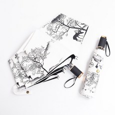 古風晴雨傘日系宮廷風摺疊大號雙人自動學生個性加厚網紅遮陽傘男YS421