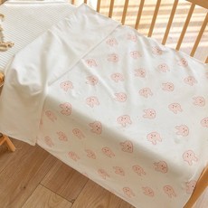 新生嬰兒純棉a類被套幼兒園寶寶可換洗1.2m被罩單件兒童1.5m被單, 點點兔