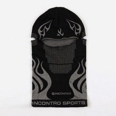 두건형 페이스마스크 화염패턴 방한용품 겨울 야외활동 목워머 스키 등산 방풍 보온, 상세페이지 참조, 1개