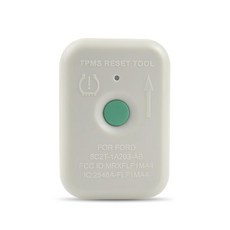 Getfay TPMS 재학습 도구 1개 자동차 타이어 압력 리세터 모니터 활성화 리셋 OEM 부품 번호 8C2T 1A203 AB 포드 시리즈 모델과 호환 화이트 214878, Getfay TPMS 재학습 도구 1개, 자동차 타이어