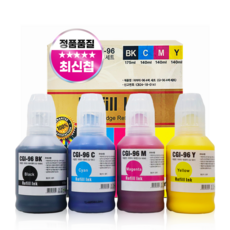 GI-96 리필용 호환 잉크, 1개, 4색세트